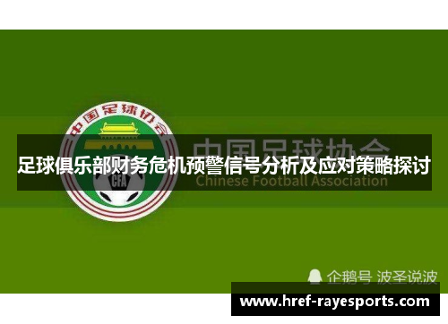 足球俱乐部财务危机预警信号分析及应对策略探讨